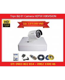 Trọn Bộ 01 Camera HIKVISION DS-2CE16C0T-IR (1.0MP)